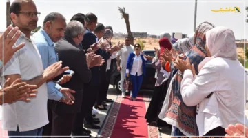 بعد سنوات من العطاء رئيسة جامعة مدينة السادات تُكرم بممر شرفي واحتفالية كبرى لانتهاء فترة رئاستها شاهد تفاصيل التوديع الرسمي 1